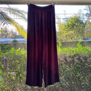Wide Leg Plum Purple Lounge Pants